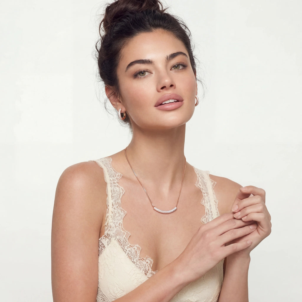 Parure Pavé Rosé
