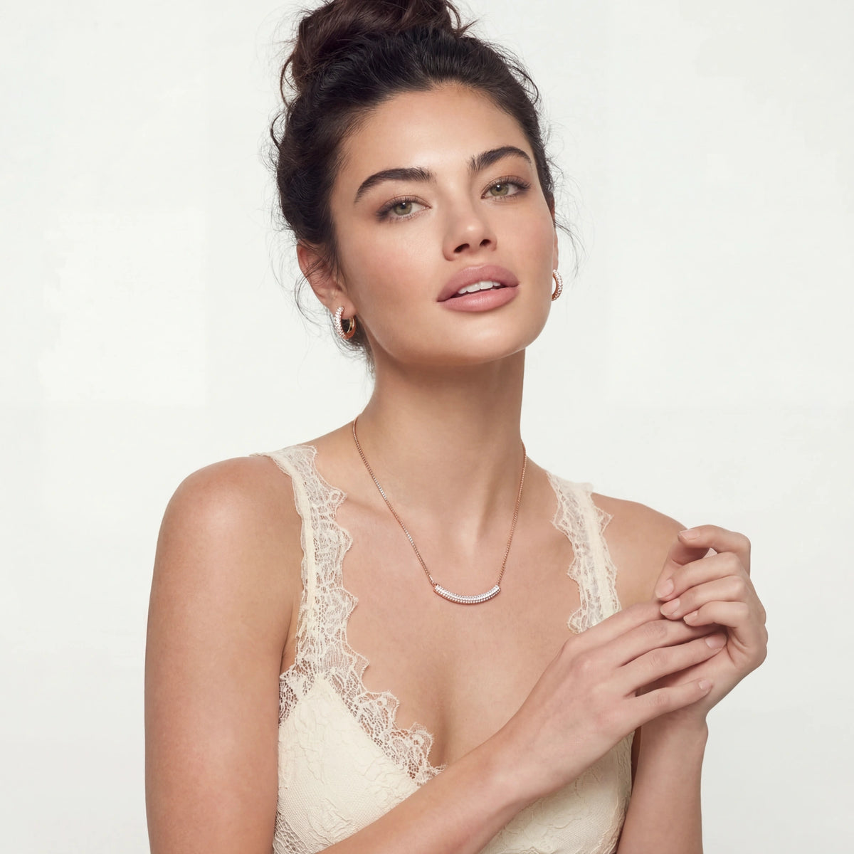 Parure Pavé Rosé